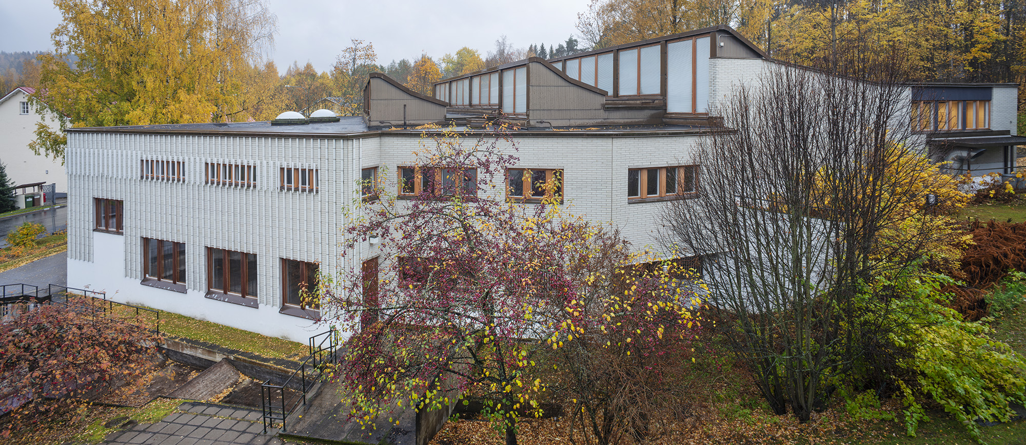 Alvar Aalto -museo (1971–73) Jyväskylän Ruusupuistossa. Valokuva Maija Holma, Alvar Aalto -säätiö.