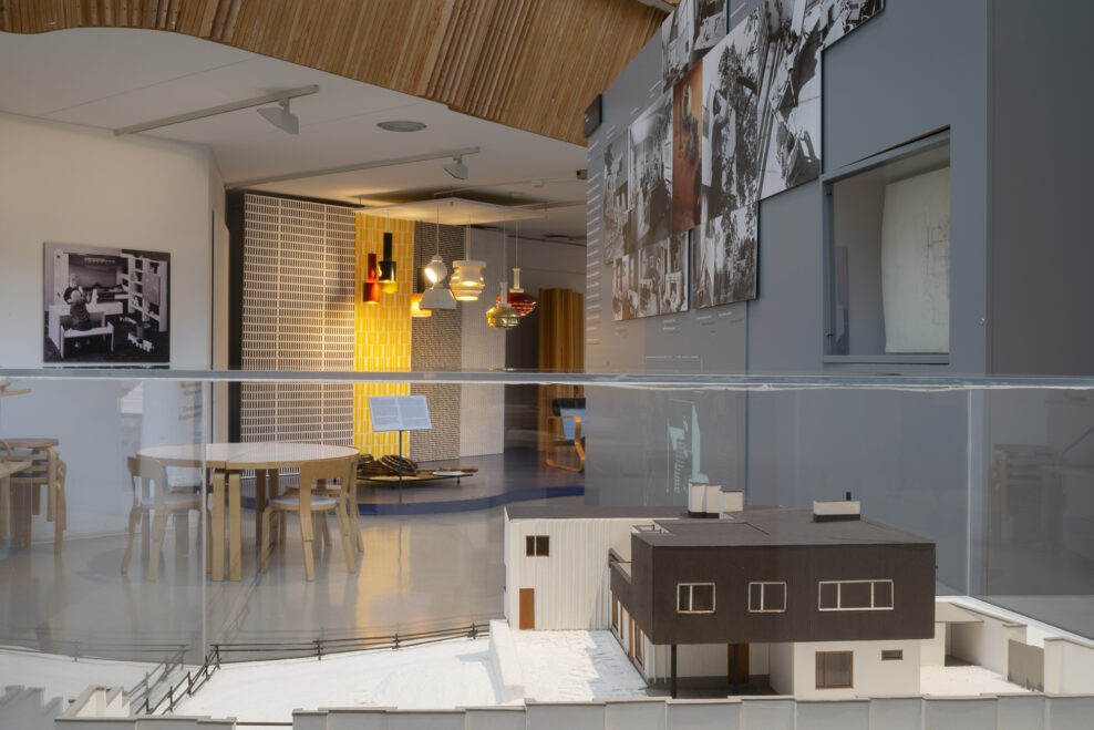 Photo of the Alvar Aalto Museum´s permanent exhibition by Maija Holma © Alvar Aalto Foundation.